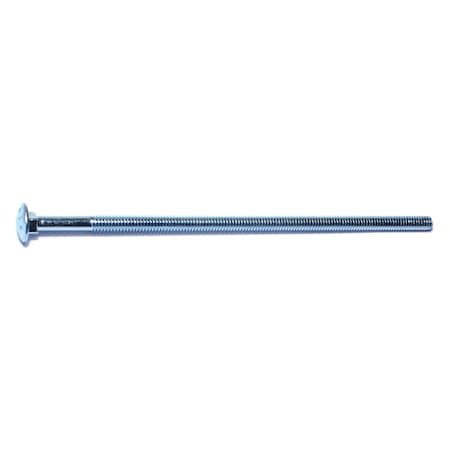 1/4-20 X 7 Zinc Plated Grade 2 / A307 Steel Coarse Thread Carriage Bolts 100PK